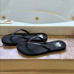 Reef Black Flip Flops